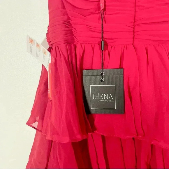 NWT Mac Duggal Red Tiered Dress - Picture 6 of 10